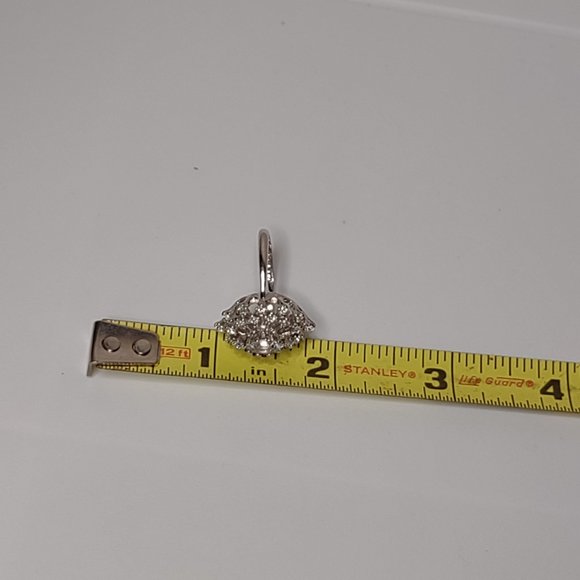 Size 7.75 Pretty Electroplated Ring With Clear Stones - Picture 9 of 10